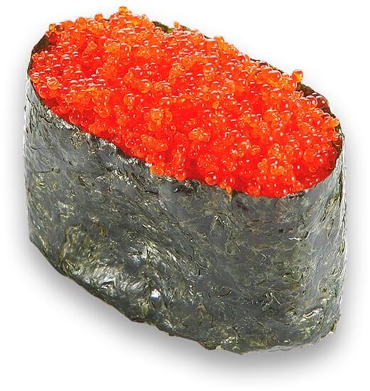 Гункан с икрой Тобико