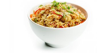 Китайский рис с курицей