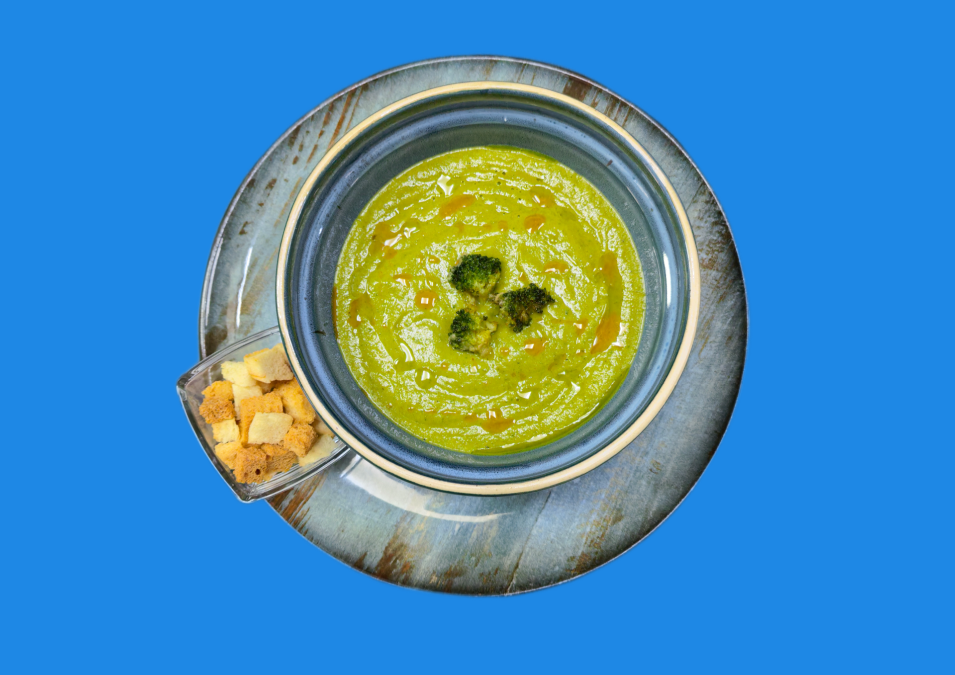 Крем суп с брокколи