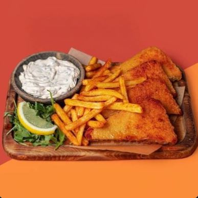 Fish&Chips с соусом тар-тар