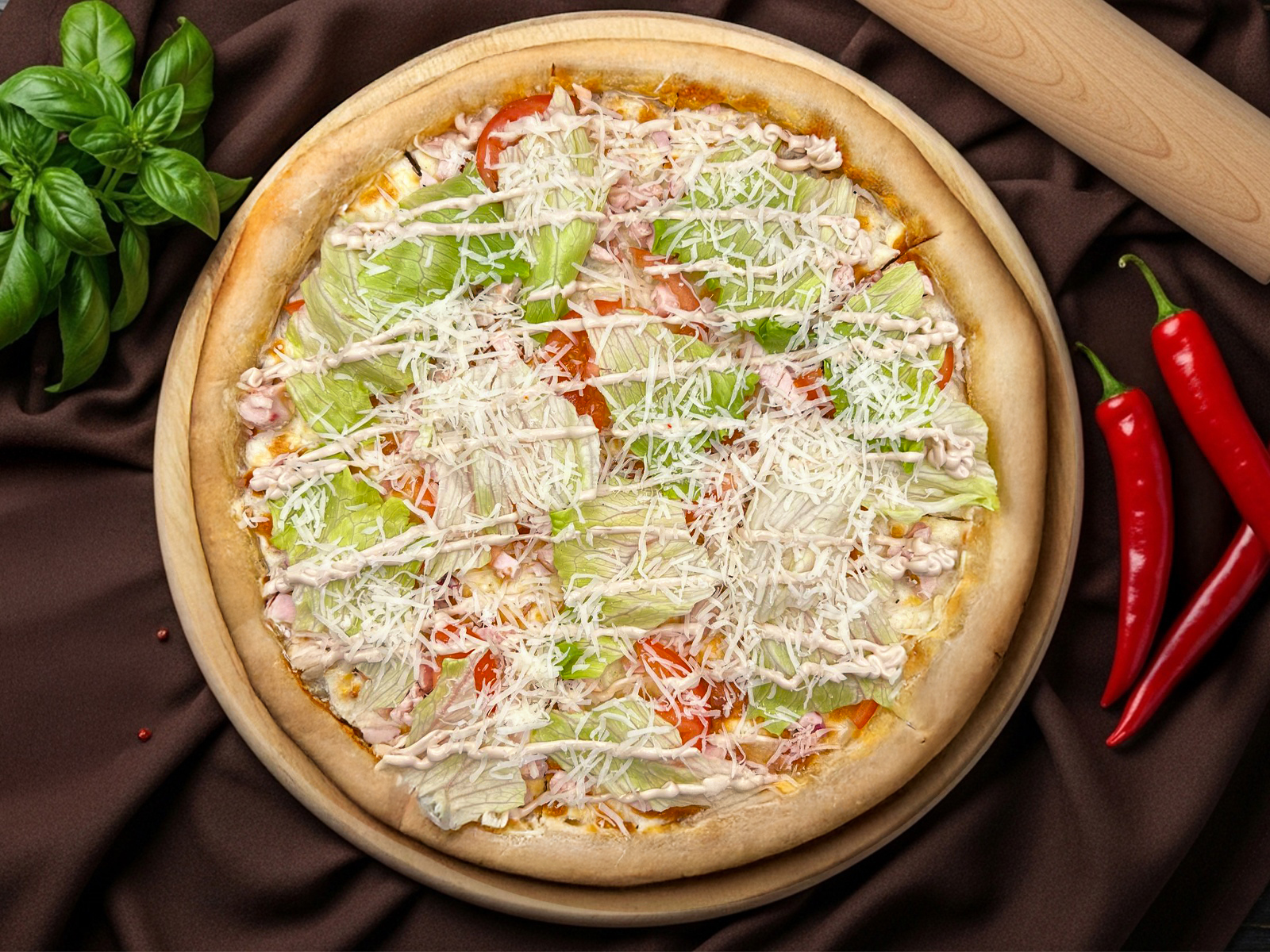 Пицца Цезарь 42см