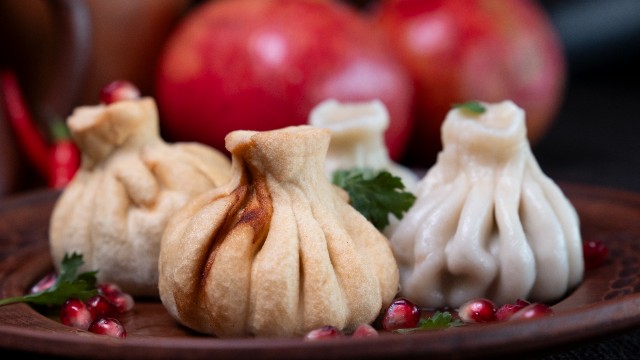 Хинкали с бараниной