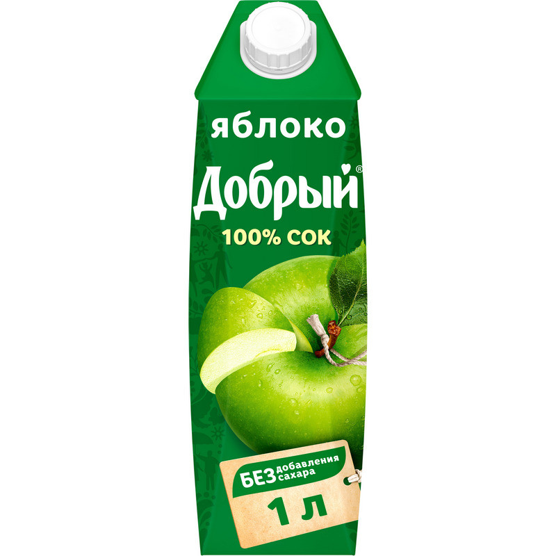 Сок яблоко 1 л