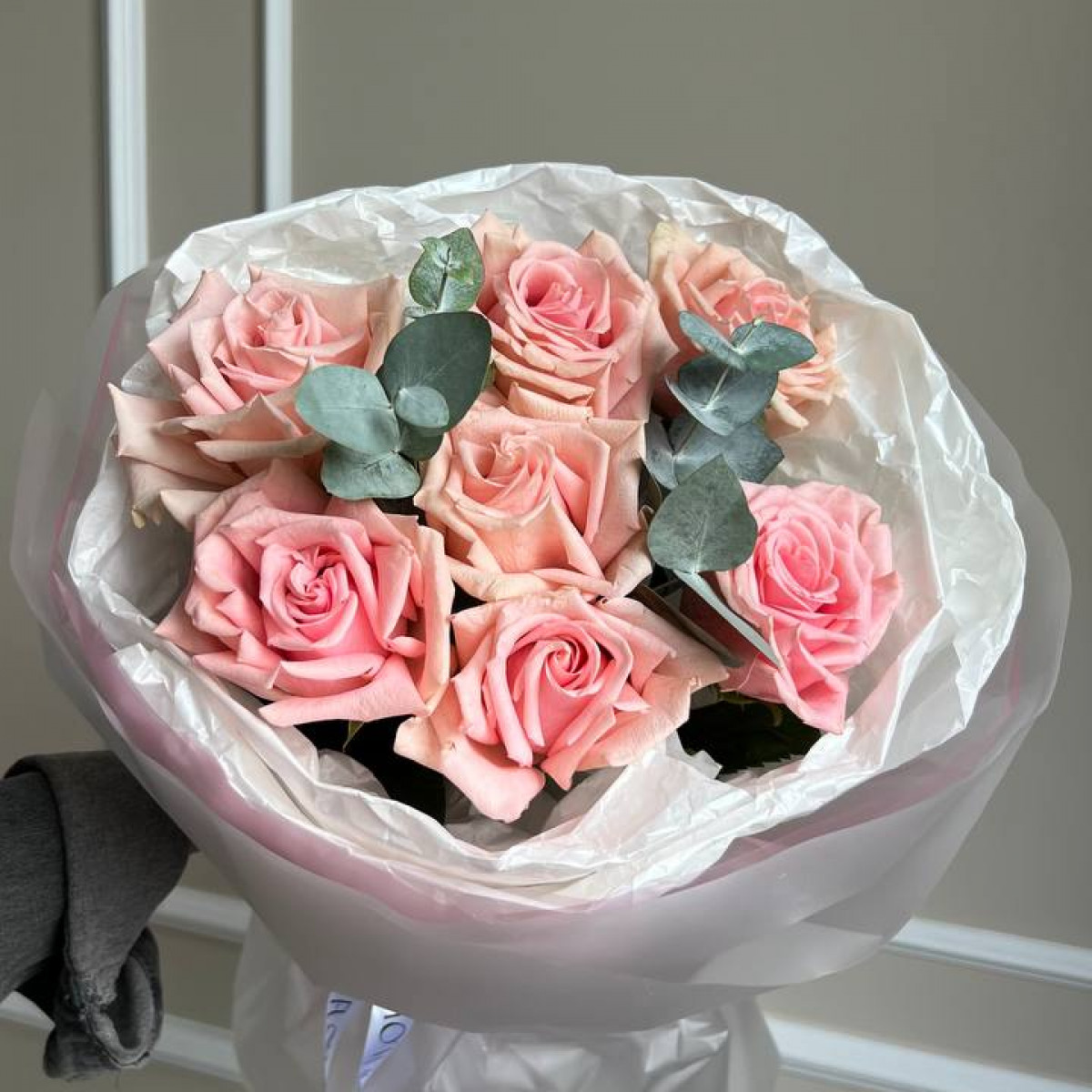 Моно букет из французских роз (предзаказ)