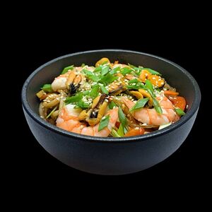 Удон с морепродуктами