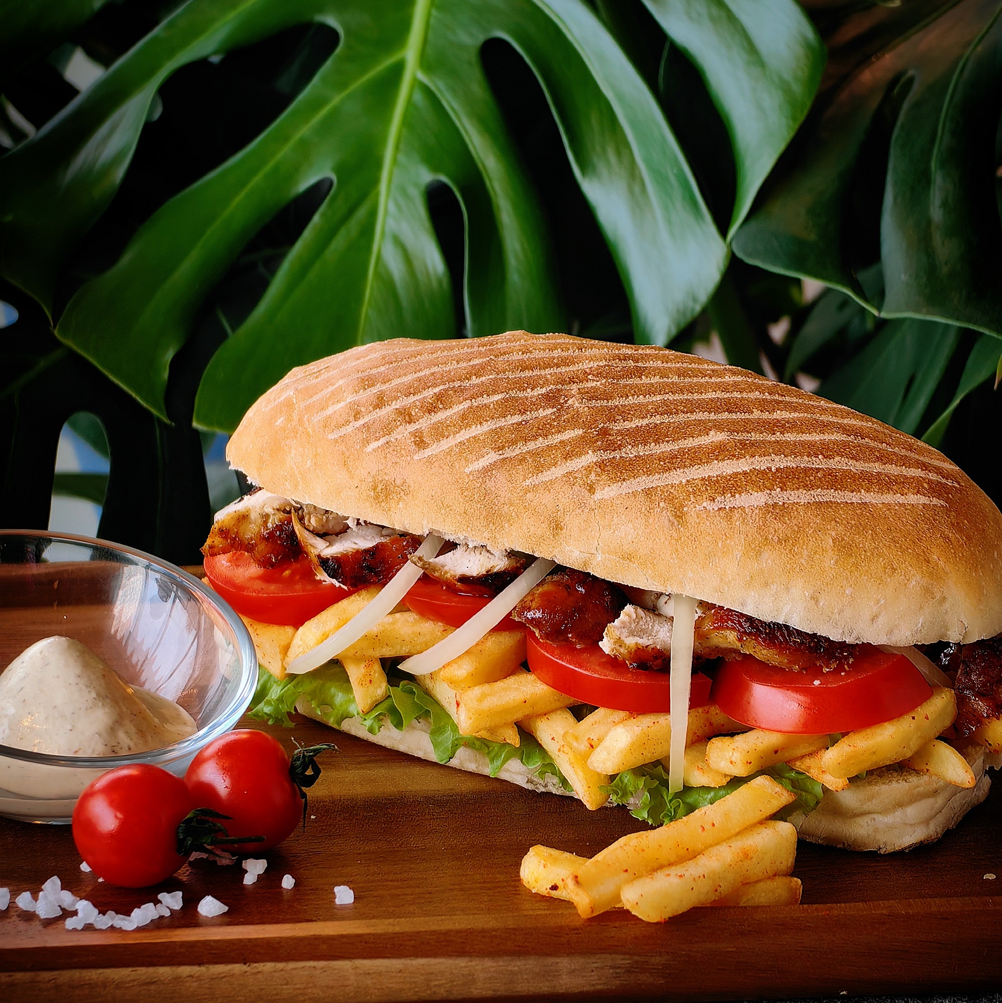 Гирос в булочке