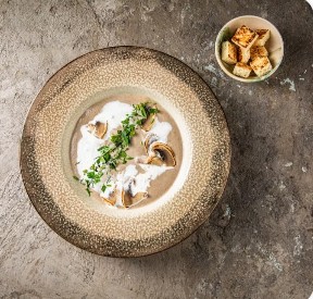 Крем-суп из шампиньонов