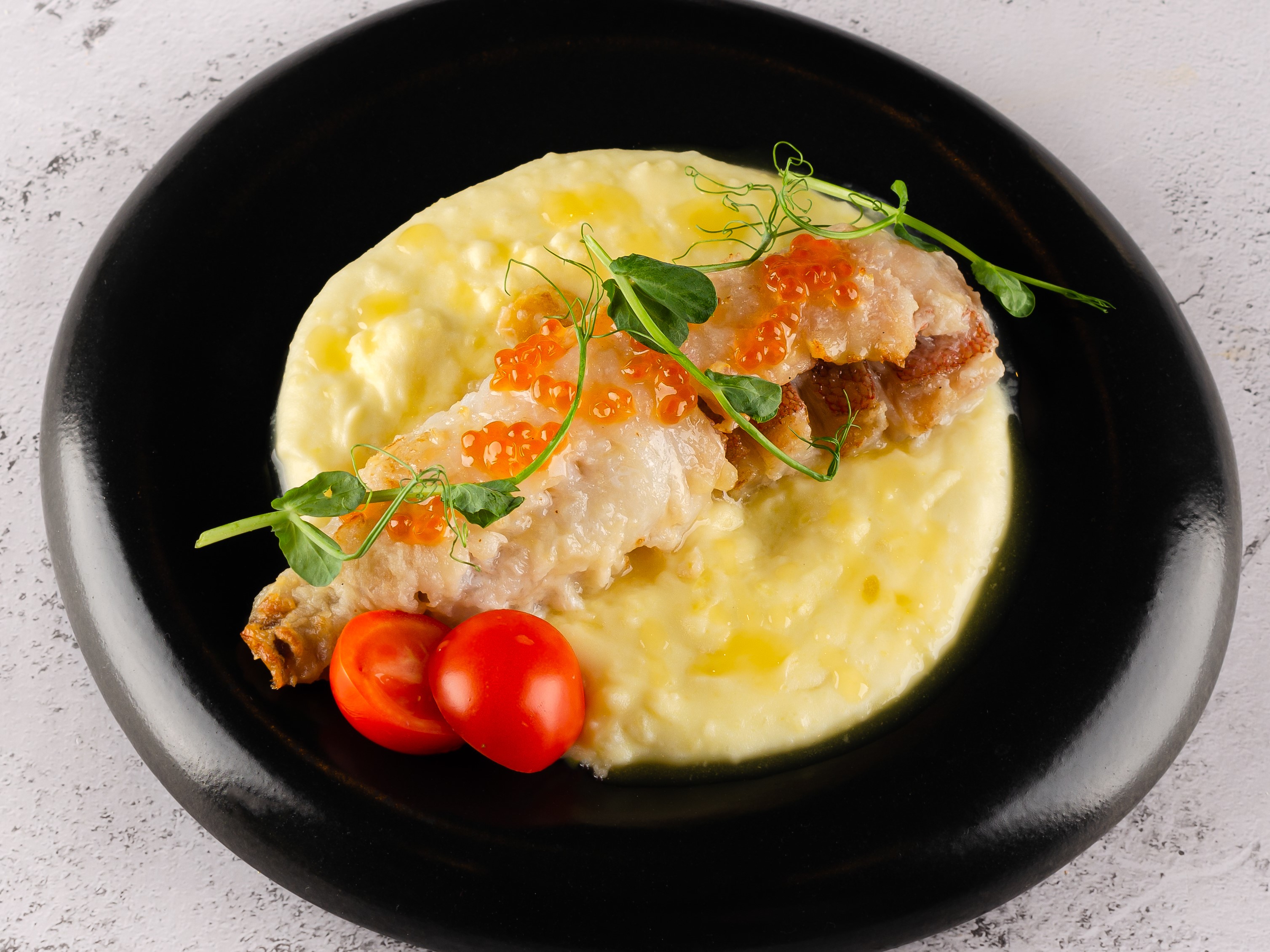 Окунь в апельсиновом соусе