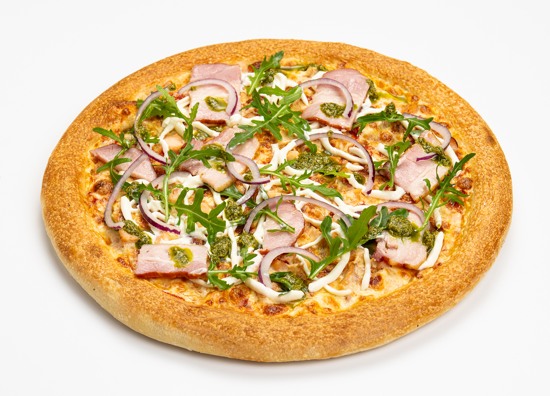 Пицца Цыпленок в беконе классическая