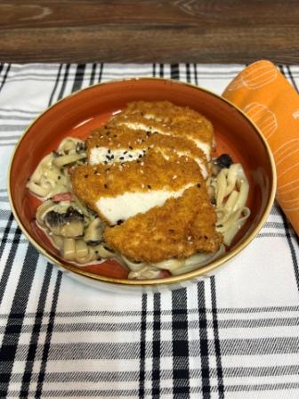 Хрустящая курочка с удоном