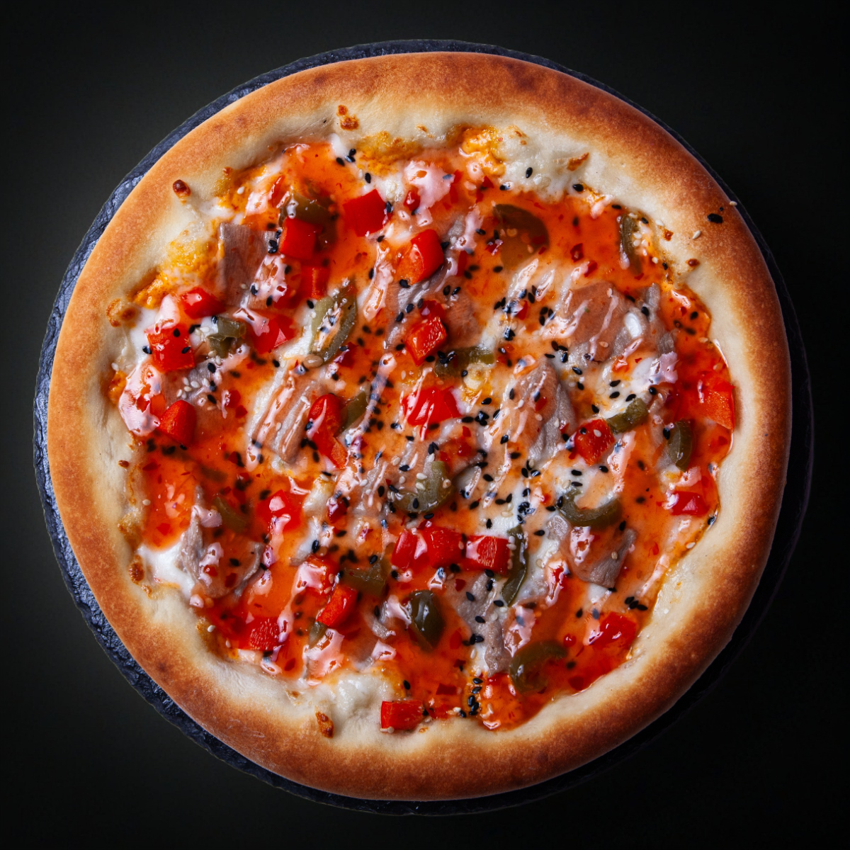 Пицца «Туна спайси» 33см