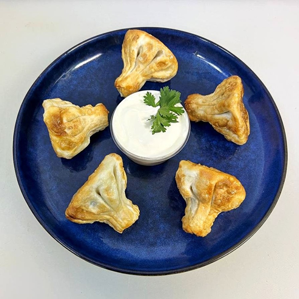 Жареные хинкали классические (свинина-говядина без зелени) мини