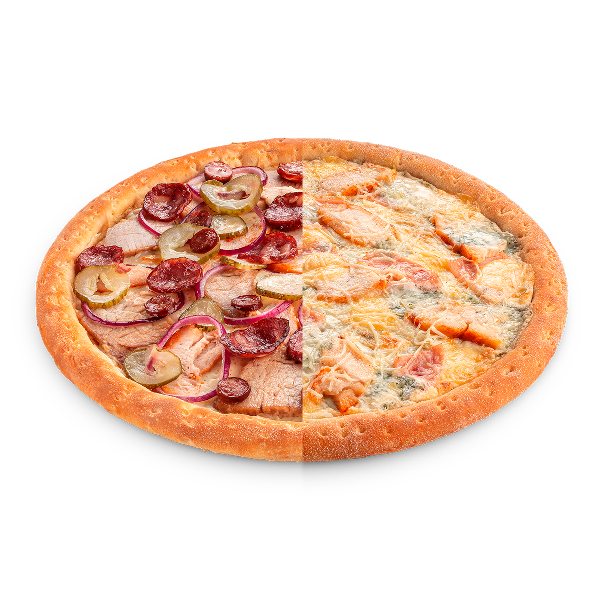 Половинки Мясная 36+Цыпленок кордон блю 36