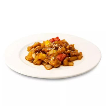 Курица с овощами под соусом Терияки
