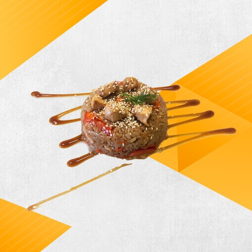 Тяхан с курицей