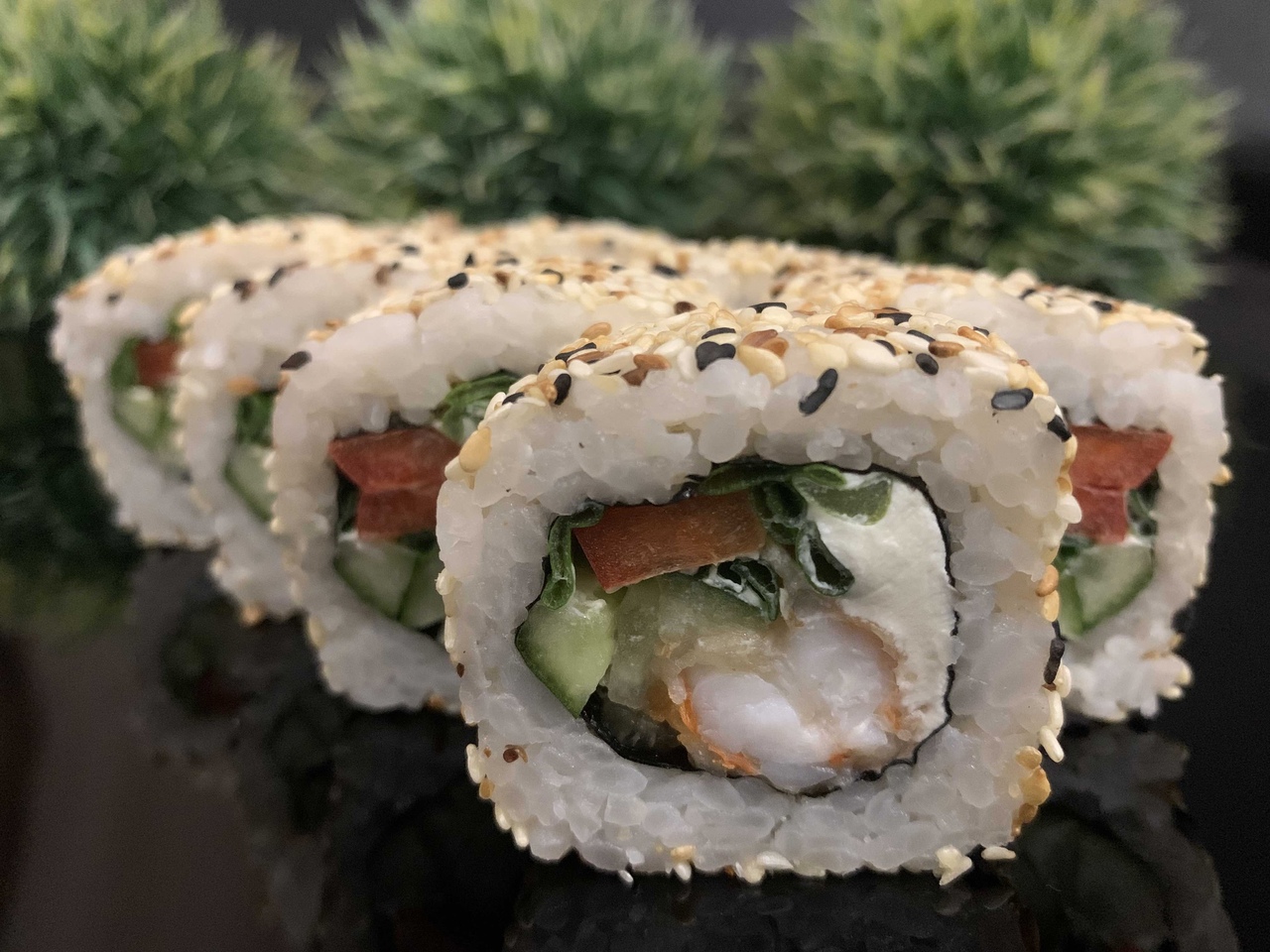 Кайсен с креветками
