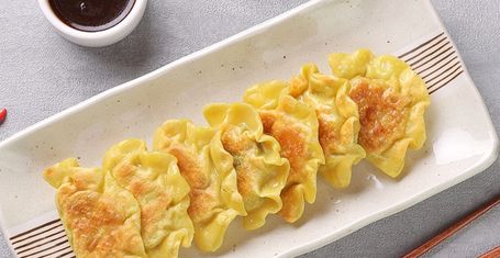 Гёдза с картофелем и грибами