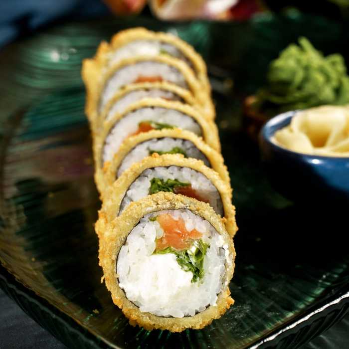 Темпура с лососем