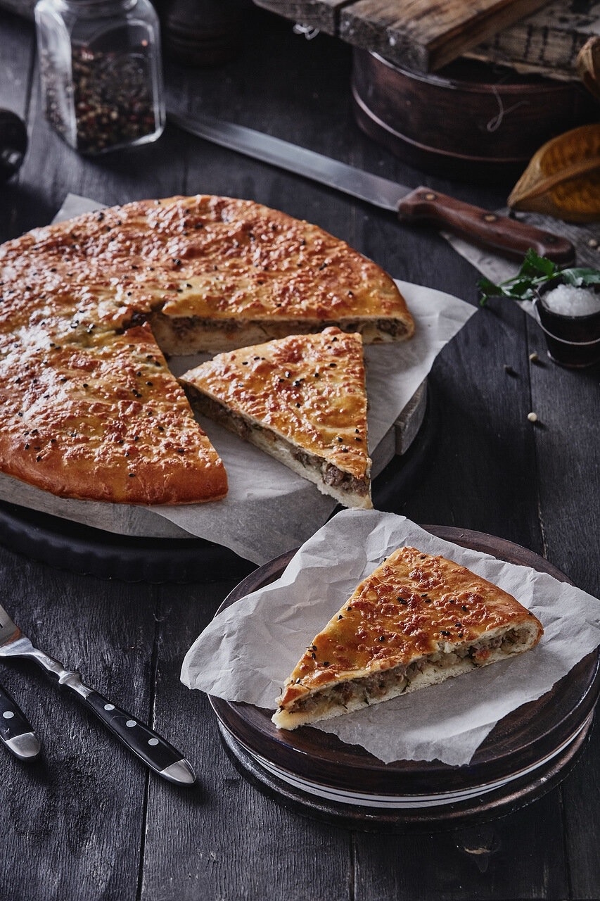 Пирог Дрожжевой с картофелем и печенью 1,5кг