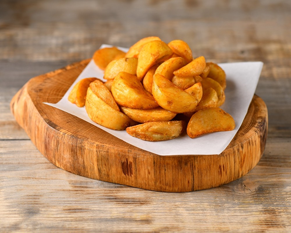 Картофельные дольки в кожуре (без специй