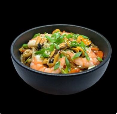 Удон с морепродуктами