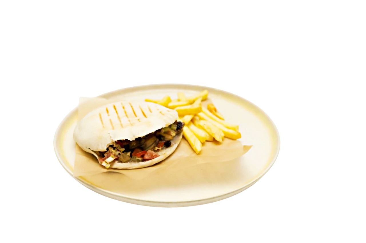 Пита с грибами