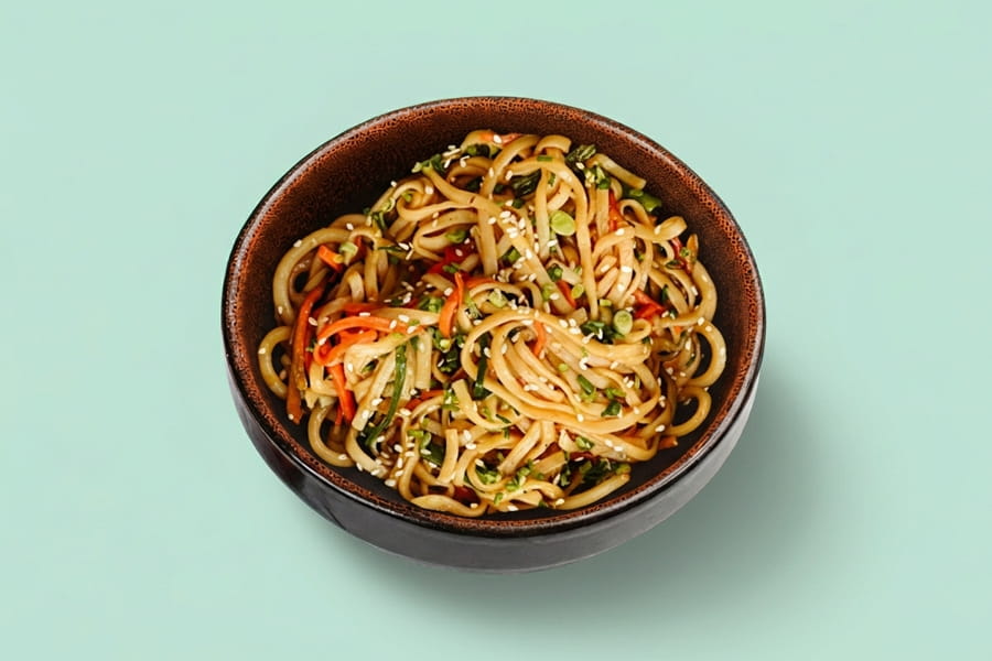 Удон с овощами