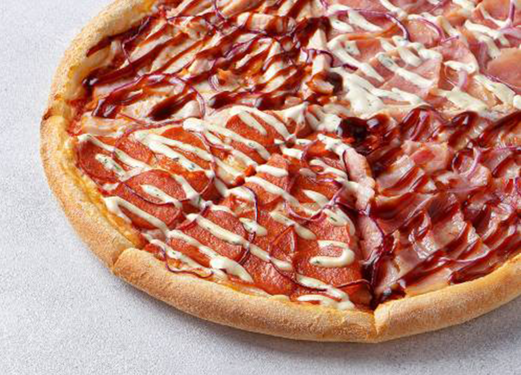 Пицца Четыре сезона 30 см на тонком