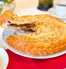 Пирог с бананом и шоколадом