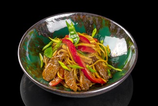 Wok с говядиной