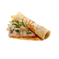 Блин с паштетом из гусиной печени