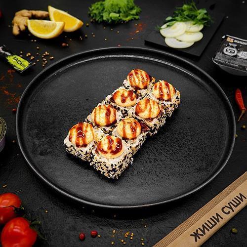 Запеченный с кальмаром