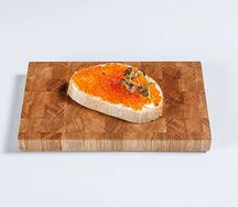 Бутерброд с красной икрой