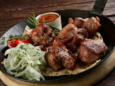 Шашлык из свиной шейки