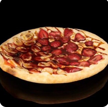 Пицца Банан и клубника 30см