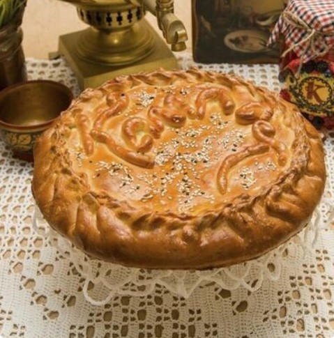 Пирог по-турецки с курицей 22см