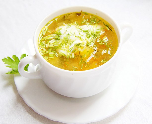 Рассольник с мясом