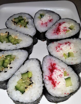 БигФуд ролл с огурцом и крабом