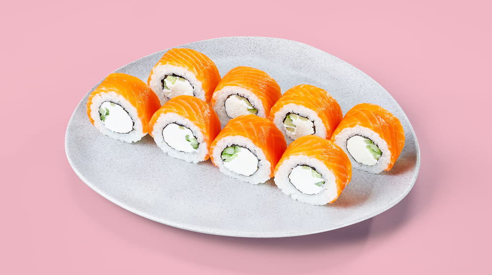 Ролл Филадельфия с огурцом