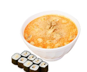Том Ям с курицей терияки