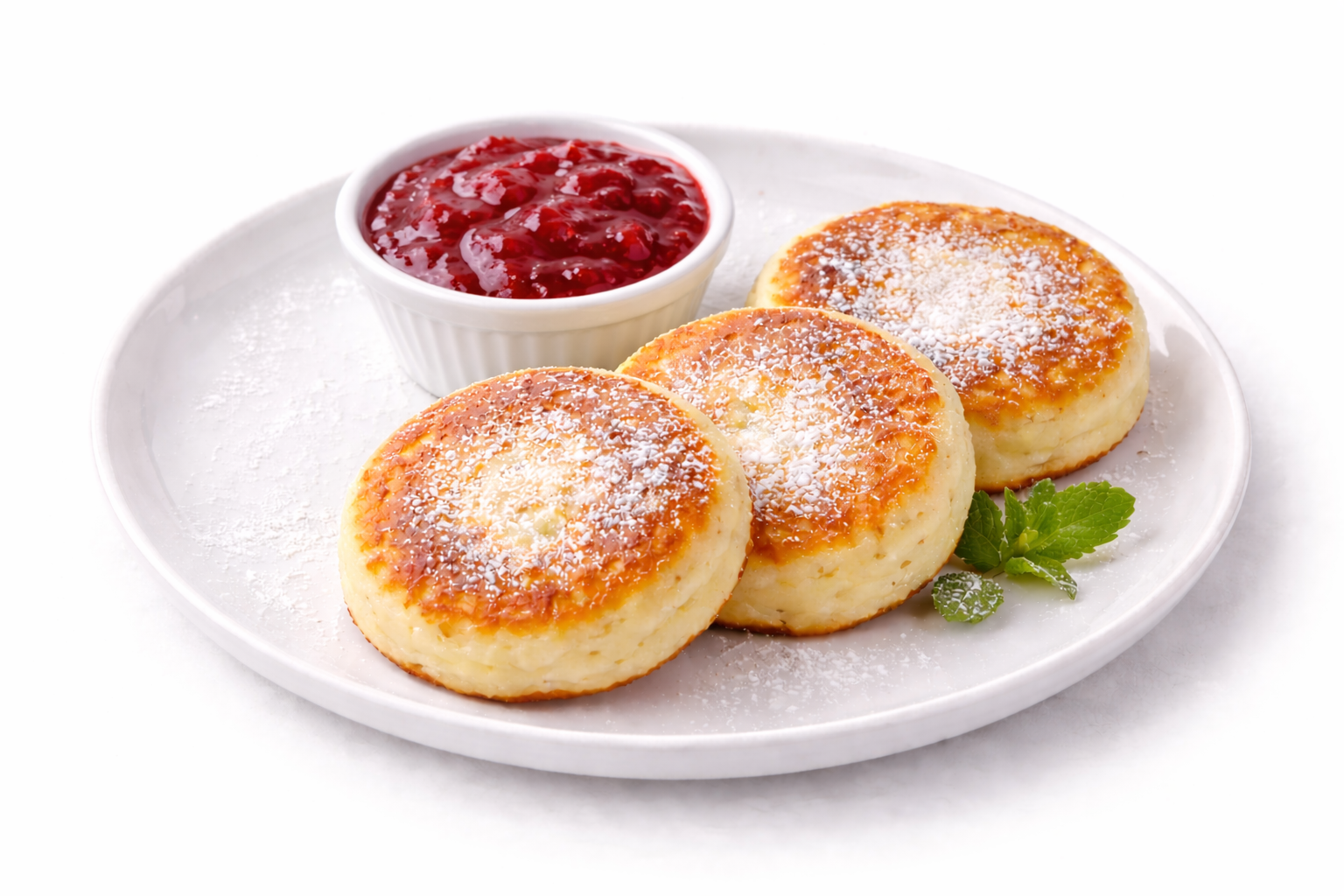 Сырники с вареньем