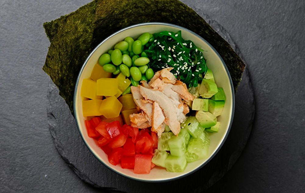 Поке с курицей