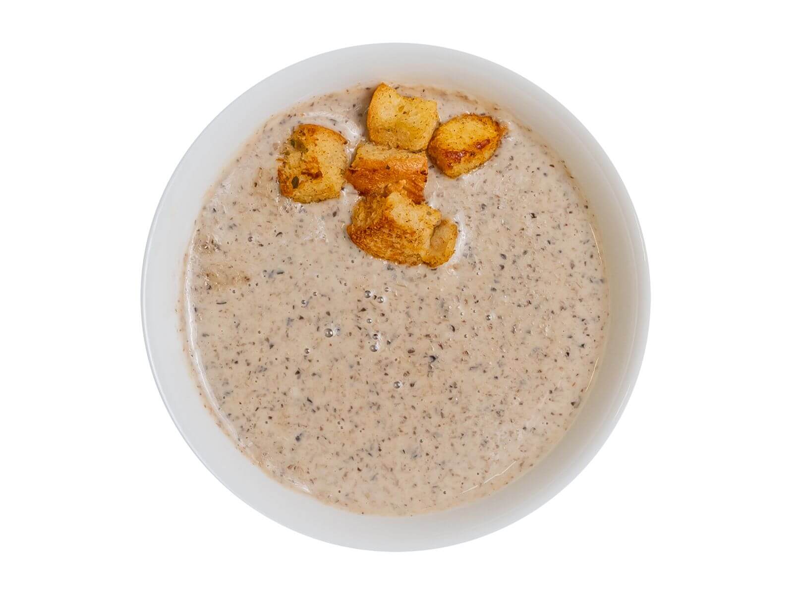 Крем суп грибной