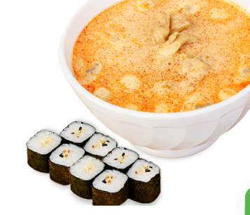 Суп Том Ям с курицей