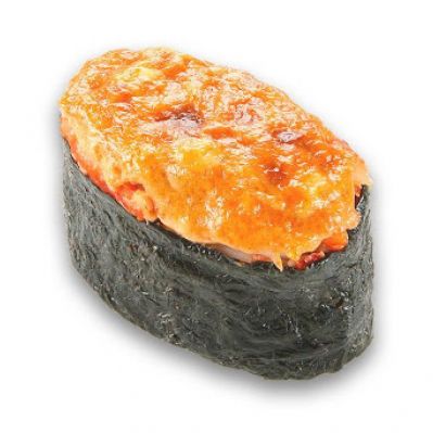 Запечённый гункан с креветкой