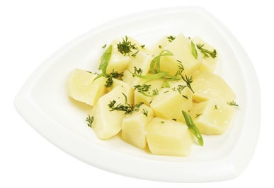 Отварной домашний картофель