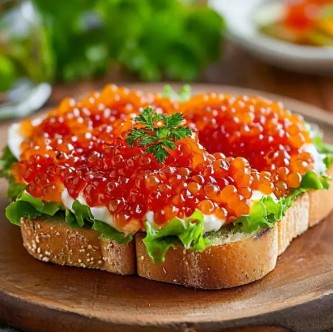 Сендвич с икрой