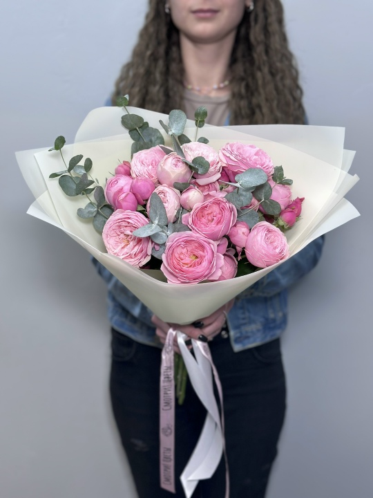 Букет «Сильва с эвкалиптом»