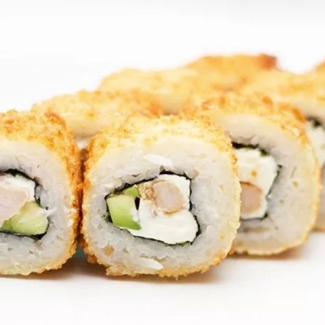 Жареный с курицей