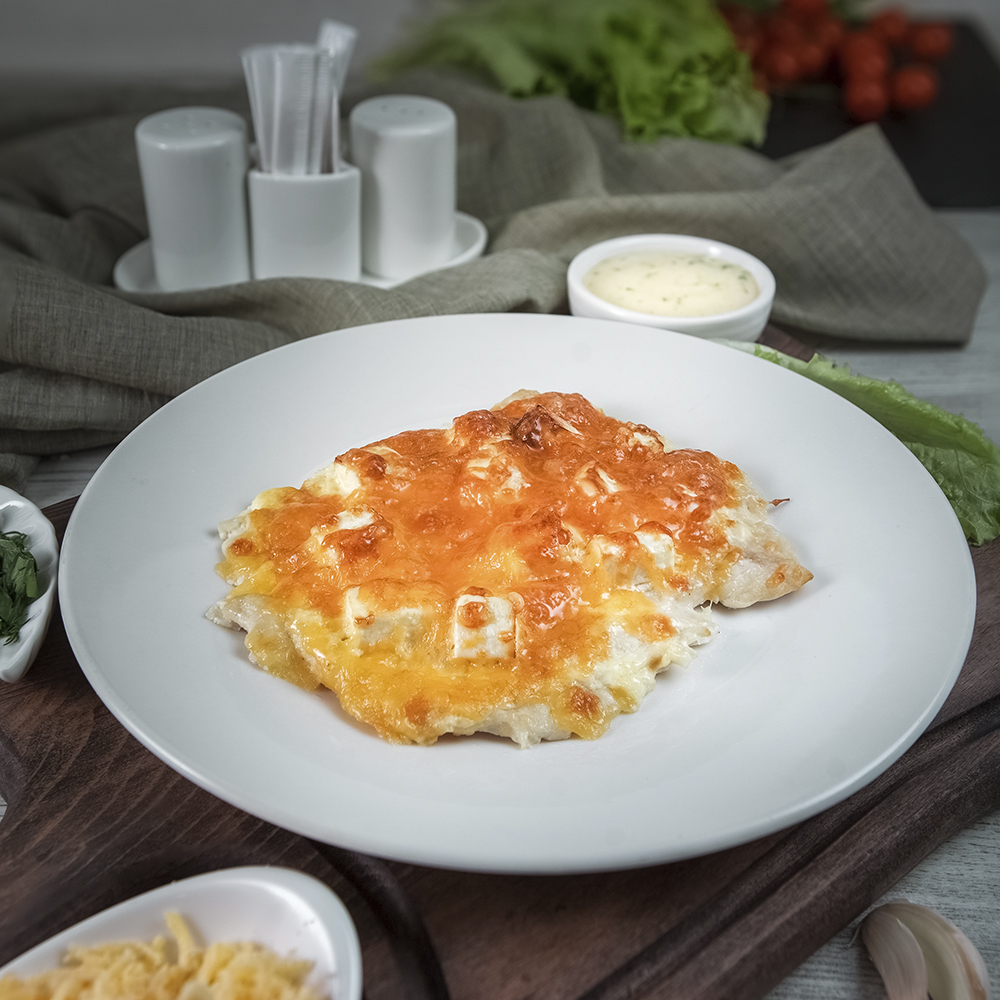 Отбивная с фетой куриная